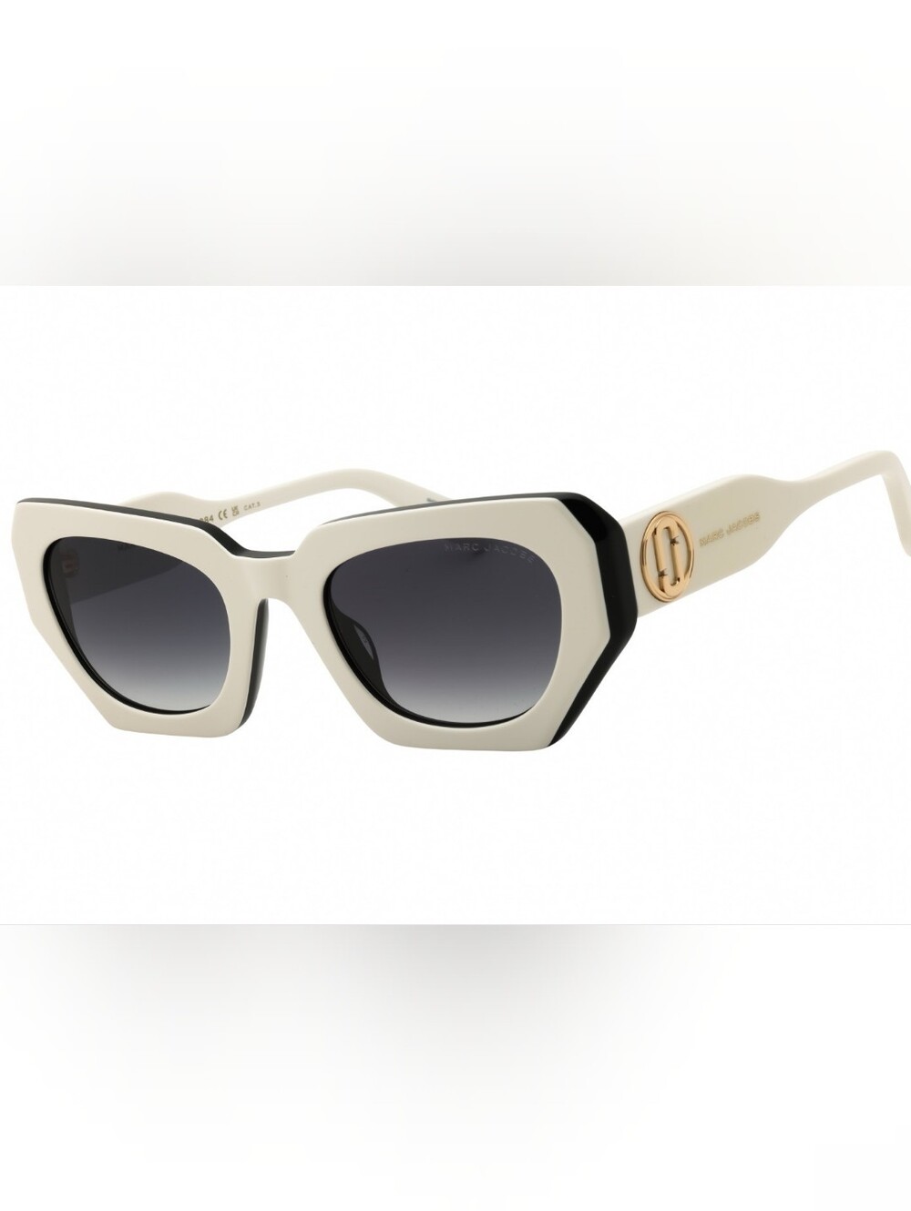 NWT Marc Jacobs 851/S Off White/Gray lens. Includes case.